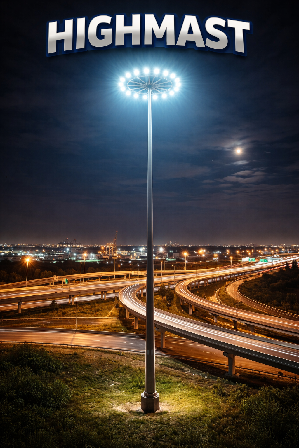 Installation of Highmast light