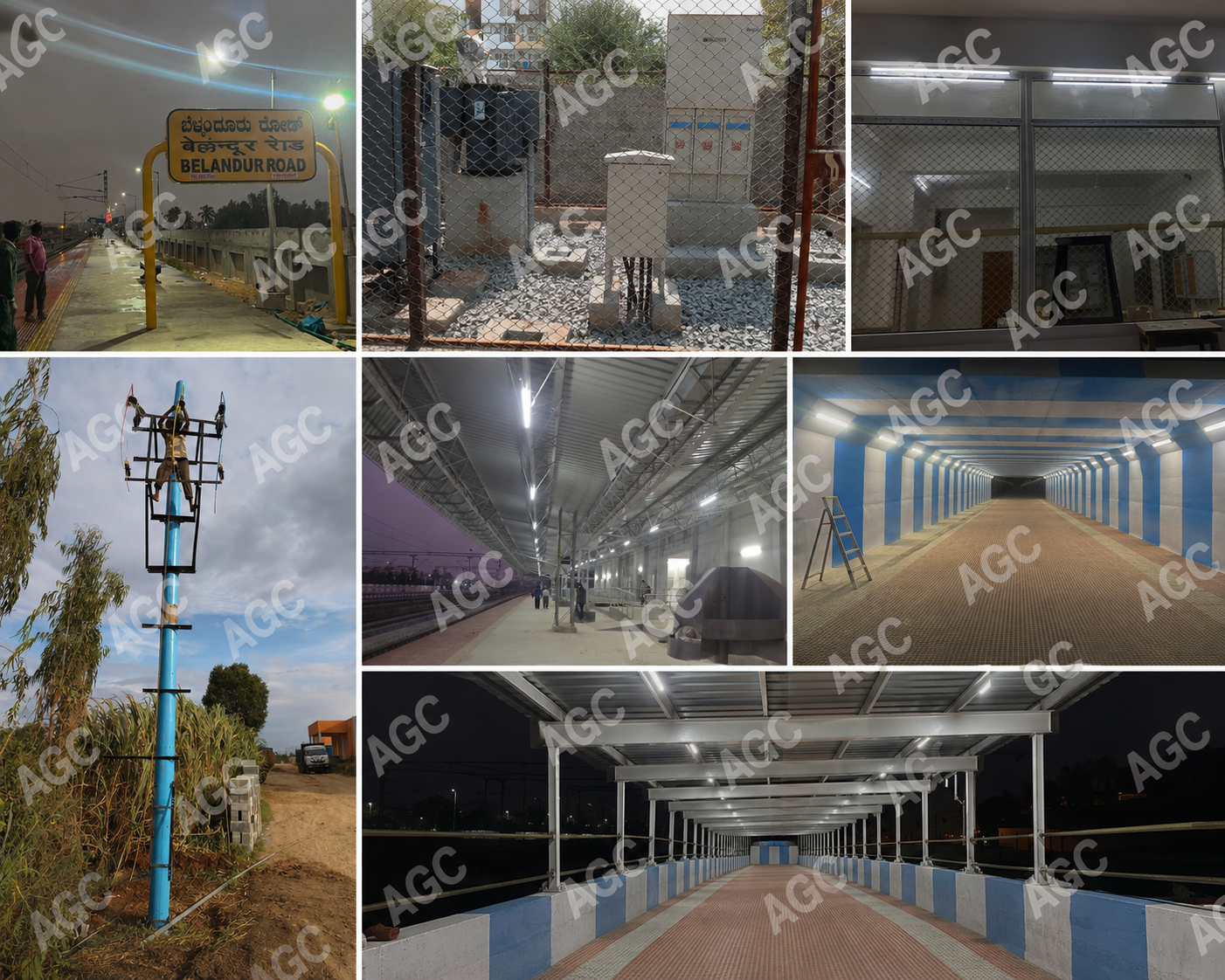 BYPL-HSRA Doubling- Internal Electrification of Belandur road and Huskur station buildings, provision of lighting arrangements for open and covered platforms at Belandur road station, power supply arrangement for Belandur road and Huskur stations and any 
